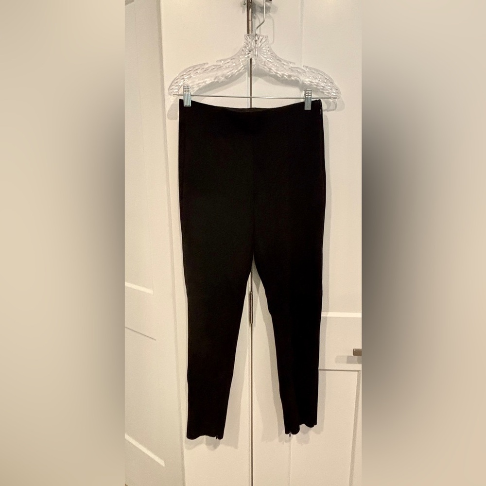 Zara Faux Suede Black Skinny Pants. Size M